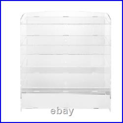 0.2in. 4 Tier Acrylic Display Case Pastry Collectibles Case Showcase Countertop