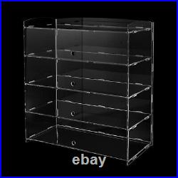 0.2in. 4 Tier Acrylic Display Case Pastry Collectibles Case Showcase Countertop