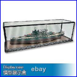09841 Warship Show Box Display Case Show Case with LED Strip Trumpeter