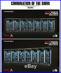 1/12 TOYS-BOX Comicave SHF Display Box Show Case Fit 6 Iron Man MK43 Figure Toy