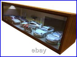 1/18 118 SCALE DIORAMA GARAGE DISPLAY ACRYLIC CASE With LED LIGHT MADE IN JAPAN