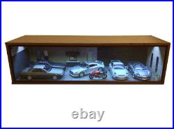 1/18 118 SCALE DIORAMA GARAGE DISPLAY ACRYLIC CASE With LED LIGHT MADE IN JAPAN