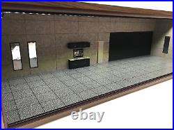 1/18 118 SCALE DIORAMA GARAGE DISPLAY ACRYLIC CASE With LED LIGHT MADE IN JAPAN