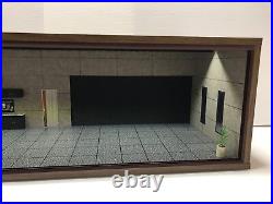 1/18 118 SCALE DIORAMA GARAGE DISPLAY ACRYLIC CASE With LED LIGHT MADE IN JAPAN