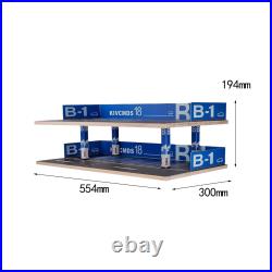 1/32 Model Car Display Case Protection Showcase Decorative Parking Lot Scene