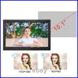 10.1 Digital LCD HD Monitor Mini TV & Computer Display 2Channel Video Monitor