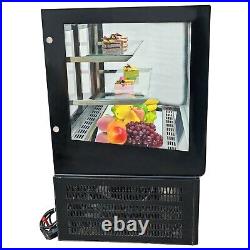 10.59 ft3 Desktop Refrigerated Cake Showcase Bakery Display Cainet Rear Door220V