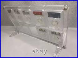 10 Grids Crystal Acrylic Display Frame Show Case Storage Box For NGC/PCGS Holder