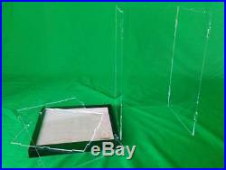 10 x 10 x 18 Display Case Clear Case Toy Figure Statue Cabinet Stand Showcase
