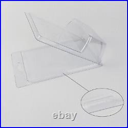 100Pack Clear Protector Case Plastic Display Fit For Hot Wheels & Matchbox Basic