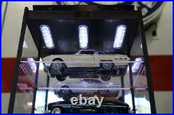 118 Scale 3 Shelf Diecast Display Case w LED Lights Car Showcase 3181865