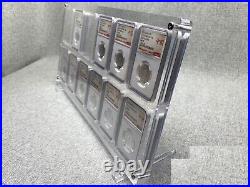 12 Grids Acrylic Display Frame Showcase Storage Box For NGC/PCGS Coin Holder