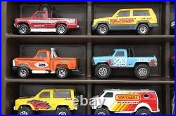 12 Vintage Matchbox Trucks Collector Showcase Display Case 4x4 Vans Xmas Gift