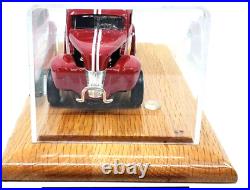 124 ERTL 1940 FORD COUPE #7 MARIO ANDRETTI AUTOGRAPH first race car show case