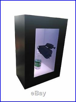 14 inch transparent LCD display cabinet, transparent display box for showcase