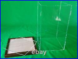 14 x 14 x 28 Display Case for Hot Toy Figures 1/6 Scale, Statue, Doll, LED Light