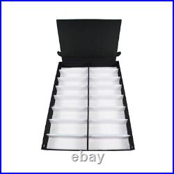 144 Slot PU Display Storage Case Box Organizer for SunglassEyeglasse Show Case