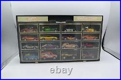 16 Vintage Hot Wheels Cars Trucks Showcase Christmas Gift Set 80's Display Case