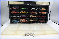 16 Vintage Hot Wheels Cars Trucks Showcase Christmas Gift Set 80's Display Case