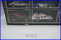 16 Vintage Hot Wheels Cars Trucks Showcase Christmas Gift Set 80's Display Case