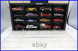 16 Vintage Hot Wheels Cars Trucks Showcase Christmas Gift Set 80's Display Case