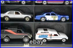 16 Vintage Hot Wheels Cars Trucks Showcase Christmas Gift Set 80's Display Case