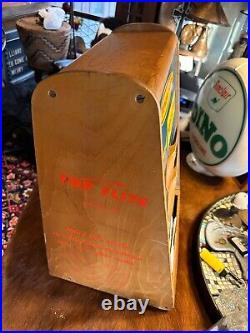 1960's Top Flites Airplane model propeller showcase Sign display GAS TANK boxed