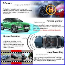 2.7 Display Car Hidden Dual-lens Night Vision Wide-angle Driving Recorder WiFi