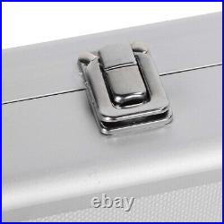 (2)Aluminum Jewelry Display Case Waterproof Suitcase Jewelry Display Storage