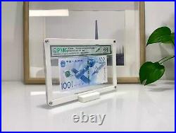 20 x Display Frame Show Case with Stand For PMG Banknotes Holder