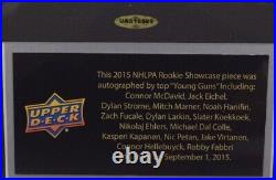 2015 NHLPA Rookie Showcase Multi-Signed Framed Display (Connor McDavid)