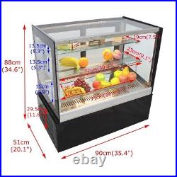 220V Countertop Refrigerated Cake Showcase 35Showcase WithDefogging Function CA