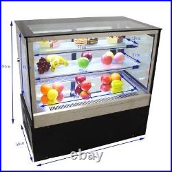 220V Refrigerated Bakery Showcase Cake Display Cabine Countertop 35.4 Wide