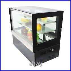 220V Refrigerated Bakery Showcase Cake Display Cabine Countertop 35.4 Wide