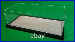 27L x 12.5W x 13.5H Acrylic Display Case Table Top Case Showcase Black Frame