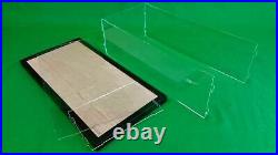 27L x 12.5W x 13.5H Acrylic Display Case Table Top Case Showcase Black Frame