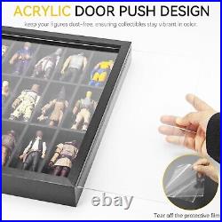 3.75 inch Figure Collectors Showcase, Display Frame Case for Action Figures