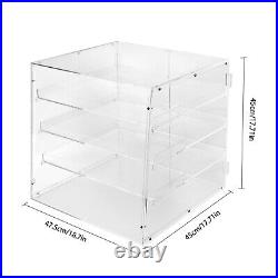 3-Tray Countertop Bakery Display Case Donut Hotel Store Showcase Cookie Pastry