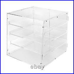 3-Tray Countertop Bakery Display Case Donut Hotel Store Showcase Cookie Pastry