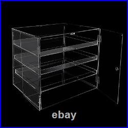 3-Tray Countertop Bakery Display Case Donut Hotel Store Showcase Cookie Pastry