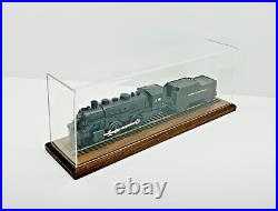 30 O Scale Model Train Display Case, Walnut Base
