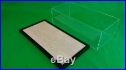 30 x 6 x 12 Acrylic Display Case Showcase for Large Scale Trains Black Frame