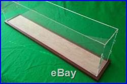 30 x 6 x 12 Acrylic Display Case Showcase for Large Scale Trains and Ships