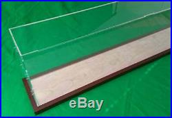 30 x 6 x 12 Acrylic Display Case Showcase for Large Scale Trains and Ships