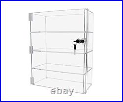 305Displays Acrylic Countertop Display Case 12 x 6 x 16 Locking Security Show