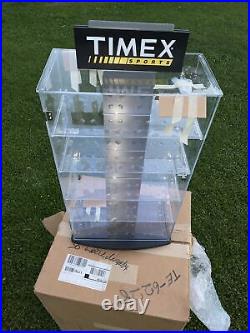 32 Tall Vintage Timex Sports Watch Countertop Display Case Showcase Cabinet New