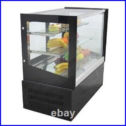 35.4Inch Commercial Refrigerated Cake Bakery Pie Showcase Display Cabinet 220V