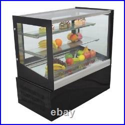35.4Inch Commercial Refrigerated Cake Bakery Pie Showcase Display Cabinet 220V