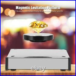 360 Rotating Case Magnetic Display Base Floating Show Shelf Display Platform LED