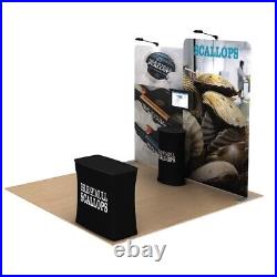 3M Back Wall Trade Show Display Booth Pop Up Stand with Custom Graphic Print